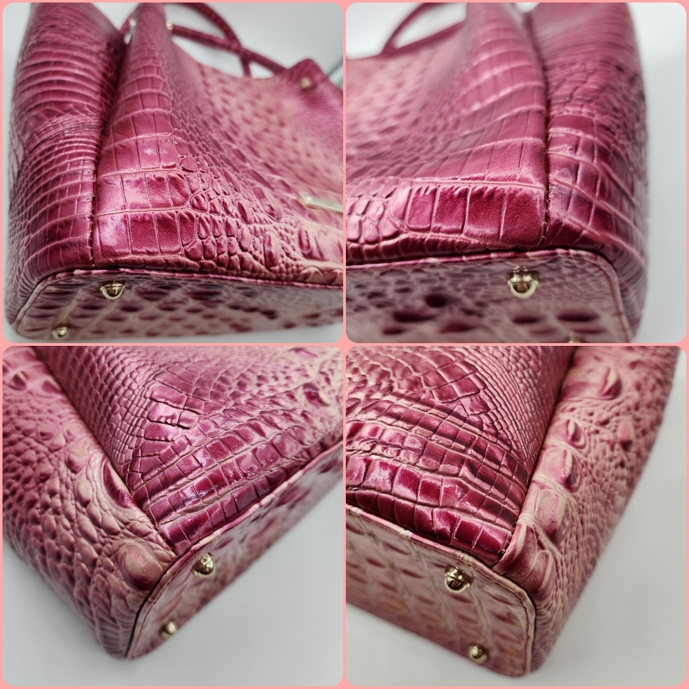 Brahmin Small Mallory Satchel in Lotus Melbourne - Picture 12 of 12